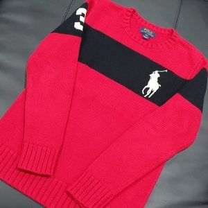 Polo Ralph Lauren Boys L(14-16) Red Sweater
